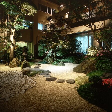 Main building courtyard