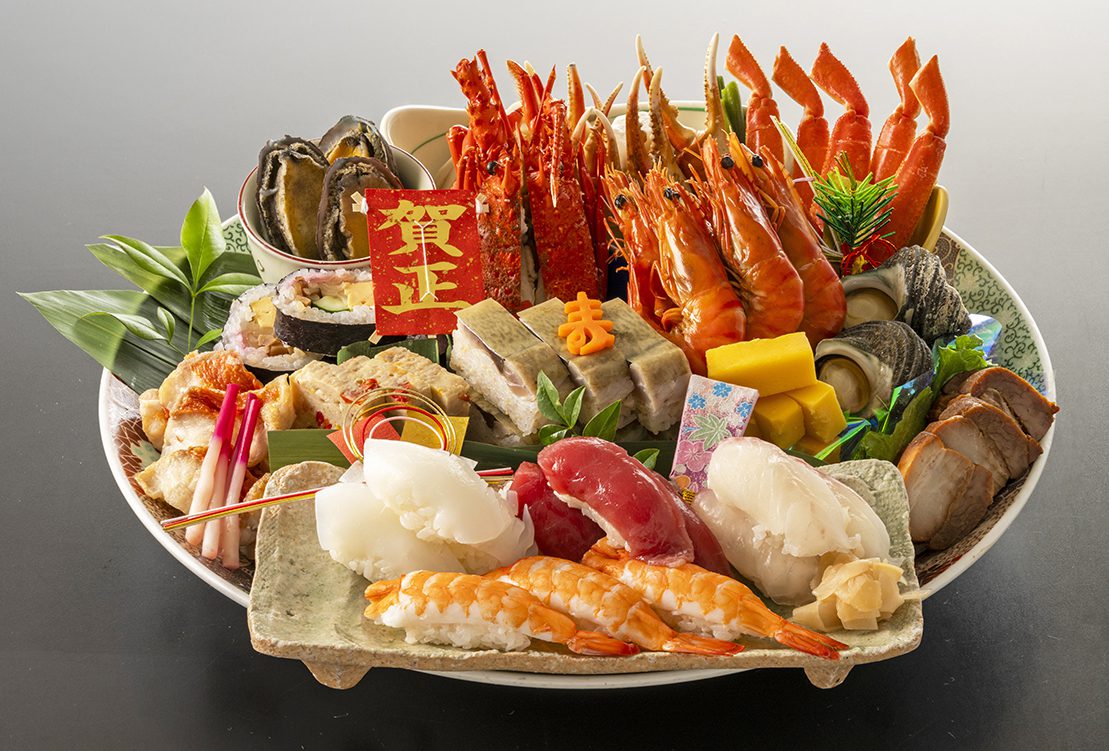 寿司入り組皿鉢