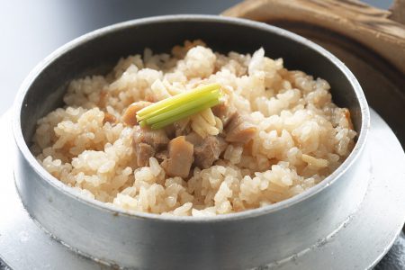 四万十鶏と土佐生姜の釜飯