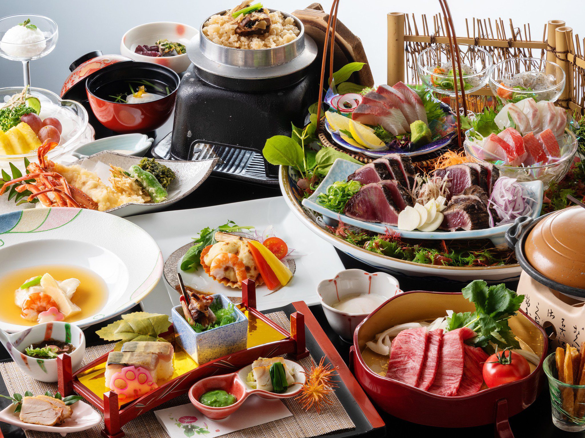 皿鉢料理と土佐風会席イメージ
