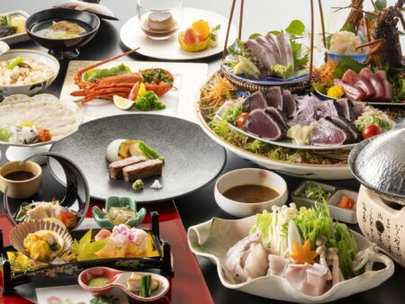 【旬彩物語／竜潮コース】冬の味覚を彩る。地物伊勢海老や本九絵、土佐あかうしを食す極上味わいコース！
