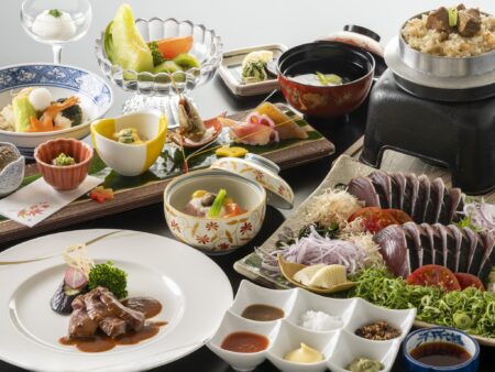 【旬彩物語／花野コース】戻り鰹を存分に味わう！鰹のタタキ7種味比べ付き