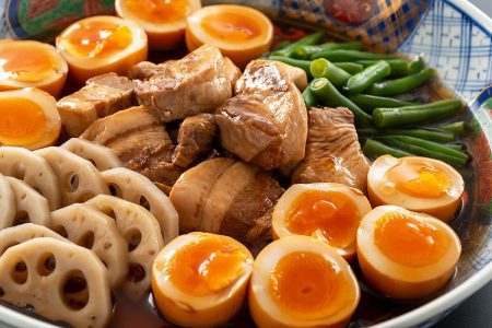 【忘年会・新年会】7,700円コース「手造り豚の角煮　煮卵添え」