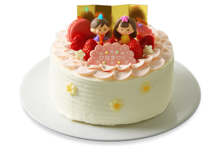 【桃の節句セット】ケーキ